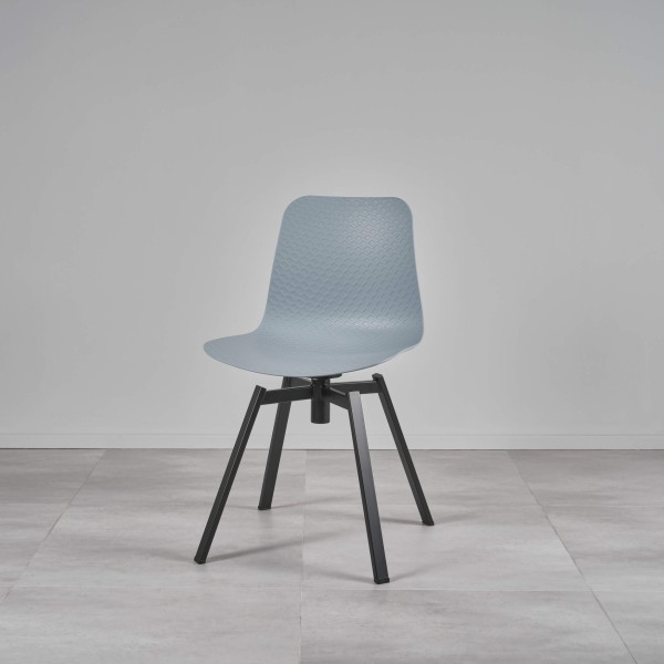 MAGANNE Stuhl mit schwarzem drehbarem Metallgestell | 2
